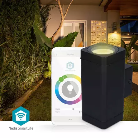 Smartlife Outdoor Light | 760 lm | Bluetooth® | 8.5 W | Lämpimästä kylmään valkoiseen | 2700 - 6500 K | ABS-Muovi | Android / IOS - Valaisimet - 5412810444601 - 5