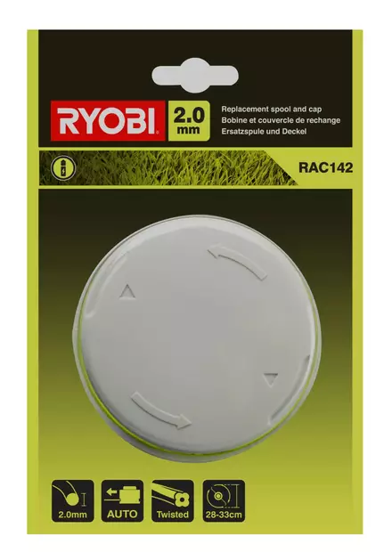 Trimmerinsiima Ryobi rac142 2,0mm 36v - Akkutyökalut - 4892210133281 - 2