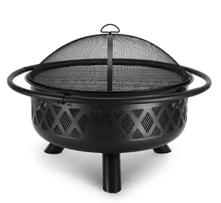 Hornet Premium Ulkotulisija ja Grilli 91cm - Kipinäsuojalla & Grilliritilällä - Pihagrillit ja tulisijat - 6438168120591 - 1
