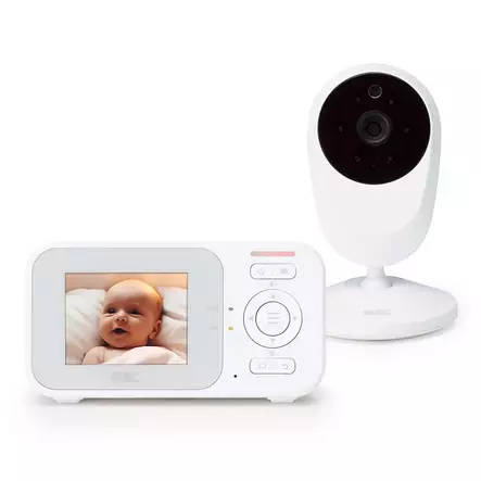 Baby monitor with camera with 2.4-inch colour display, night vision and talkback function - White - Itkuhälyttimet - 8711902087281 - 10