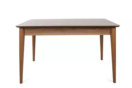 Laajennettava Ruokapöytä, Pähkinä, 100% MDF, Muovijalat, 130/165x75x80 cm, Kestävä ja Tyylikäs Ruokailuratkaisu - Ruokapöydät - 8683742133001 - 1