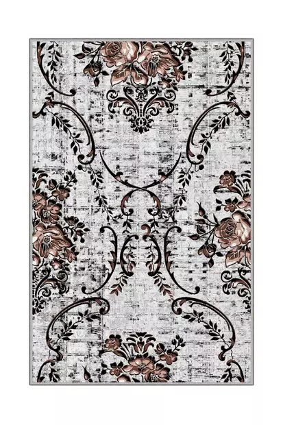 Monivärinen 80x120 cm Konepestävä Antibakteerinen Polyesterimatto - 3D Digitaalinen Painatus, Liukumaton Alusta - Pienet matot ja käytävämatot - 8681875857641 - 1