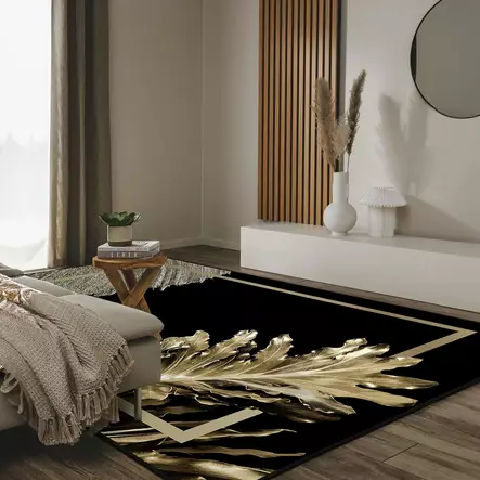 Monivärinen eteisen matto käytävämatto 100x150 cm - 3D Digipainettu, Konepestävä, Antibakteerinen, Liukumaton, 100% Polyesteri - Suuret ja keskikokoiset matot - 8682870607071 - 2