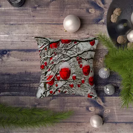 Monivärinen Tyynynpäällinen 43x43 cm - 50% Polyesteri / 50% Puuvilla, Digitaalinen Painatus, Konepestävä 30 °C - Koristetyynyt - 8683743249091 - 1