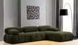 1-istuttava sohva, vihreä, 95 cm x 95 cm x 75 cm, mukava, kestävä, muokattava - Sohvat - 8683743317721 - 2