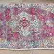 100% Puuvillamatto 80x150 cm - Antibakteerinen, Konepestävä, Liukumaton PVC-pohja, Valkoinen/Punainen/Vihreä/Sininen - Pienet matot ja käytävämatot - 8683742638551 - 7