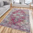 100% Puuvillamatto 80x150 cm - Antibakteerinen, Konepestävä, Liukumaton PVC-pohja, Valkoinen/Punainen/Vihreä/Sininen - Pienet matot ja käytävämatot - 8683742638551 - 2