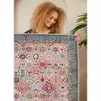 100% Puuvillamatto 80x150 cm - Antibakteerinen, Konepestävä, Liukumaton, Värikäs (Kerma, Punainen, Oranssi, Sininen, Vihreä) - Pienet matot ja käytävämatot - 8683742636991 - 5