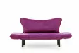 2-istuttava vuodesohva, violetti, 150 cm leveä, kestävä, mukava - Vuodesohvat - 8681875833171 - 6