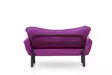 2-istuttava vuodesohva, violetti, 150 cm leveä, kestävä, mukava - Vuodesohvat - 8681875833171 - 1