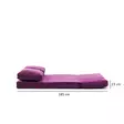 2-istuttava vuodesohva, violetti, 185 cm leveä, mukava, kestävä - Vuodesohvat - 8683342263351 - 11