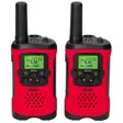 Radiopuhelinsarja | 2 luuria | Jopa 7 km | Taajuuskanavat: 24 h valmiustila | Kuulokelähtö | Sisäänrakennettu taskulamppu | Punainen - Radiopuhelimet ja megafonit - 8712412593651 - 10