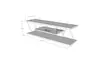 TV-taso, musta pähkinäpuu, W120 cm x H33 cm x D33 cm, kestävä, tilava, tyylikäs - TV-tasot - 8681875877281 - 5