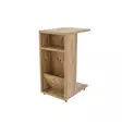 Sivupöytä, mänty, 63 cm korkea, kestävä, helposti liikuteltava - Sivu- ja apupöydät - 8682870956131 - 5