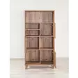 Atlantic Pine Kirjahylly - 100% Melamiinipinnoitettu, UV-suojattu, Puujalat, 80x155x36 cm, Useita Hyllyjä, Kiinnitettävä - Kirjahyllyt - 8681875322941 - 4