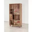 Atlantic Pine Kirjahylly - 100% Melamiinipinnoitettu, UV-suojattu, Puujalat, 80x155x36 cm, Useita Hyllyjä, Kiinnitettävä - Kirjahyllyt - 8681875322941 - 3