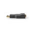 DisplayPort-sovitin | DisplayPort uros | VGA Naaras | 1080p | Kullattu | Suora | Pyöreä | ABS-Muovi | Antrasiitti | Laatikko - Tietokone ja verkko - 5412810265411 - 3