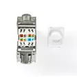 Keystone | CAT6 / Keystone | RJ45 Naaras | S/FTP | Metalli | Laatikko - Tietokone ja verkko - 5412810424801 - 45