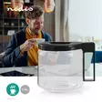 Lasi Kahvikannu | Sopii käytettäväksi: Moccamaster CD / GCS / KBG / Excellent 10SN | 1.25 l | Musta - Kahvinkeittimet ja vedenkeittimet - 5412810286591 - 5