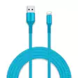 Latauskaapeli USB A - LIGHTNING turkoosi - Lightning-kaapelit - 6438151019871 - 1