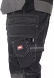 Lee Cooper Workwear Holster Pocket Cargo Miesten työhousut LCPNT224, musta/harmaa Koko 34 -  - 19-19-0283080090561 - 2