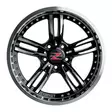 Mi6 Black Polished Chrome Rivets 8x18 - 18-tuumaiset - BARB01041 - 2