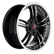 Mi6 Black Polished Chrome Rivets 8x18 - 18-tuumaiset - BARB01041 - 3