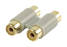 Mono-äänisovitin 2x RCA Naaras - 2x RCA Naaras Harmaa - Audioadapterit - 8717587014031 - 2