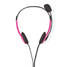 PC-headset | On-Ear-Kuulokkeet | Stereo | 2x 3.5 mm | Taitettava mikrofoni | Pinkki - Sankakuulokkeet - 5412810286881 - 2