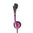PC-headset | On-Ear-Kuulokkeet | Stereo | 2x 3.5 mm | Taitettava mikrofoni | Pinkki - Sankakuulokkeet - 5412810286881 - 3