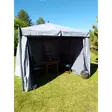 Paviljonki Capri 3 x 3 m harmaa - Paviljongit ja pergolat - 6438168096421 - 3
