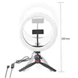 Rengasvalo | 10 inch | 120 LED's | 2700 - 6700 K | Kolmijalka | Musta - Valokuvausstudio ja valaistus - 5412810408801 - 13