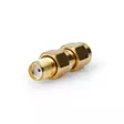SMA-adapteri | SMA RP uros | SMA naaras | Kullattu | 50 Ohm | Suora | PVC | Kulta | 2 kpl | Laatikko - Nedis tuotteet - 5412810425501 - 1
