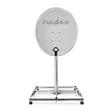 Satelliitti Parvekejalusta | Maston pituus: 0.75 m | Astian maksimikoko: 90.0 cm | Pohjalevyn koko: 4 x 30 x 30 cm | Teräs | Hopea - Lisätarvikkeet - 5412810298051 - 50
