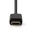 Seinälaturi | 15 W | 1x 3.0 A | Lähtöliitäntöjen määrä: 1 | USB-C (kiinteä) Kaapeli | 1.50 m | Single Voltage Output | Musta - Verkkolaturit - 5412810267521 - 3