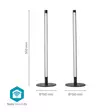 SmartLife-tunnelmalamppu | Wi-Fi | Tube | 600 lm | Lämpimästä kylmään valkoiseen / RGBIC | 2700 - 6500 K | 36 W | Metalli | 2 kpl - Valaisimet - 5412810415311 - 55
