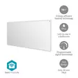 SmartLife Infrapunalämmityspaneeli | 700 W | Säädettävä termostaatti | Kaukosäädin | IP44 | Valkoinen - Lämmitys - 5412810444311 - 1