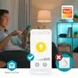 SmartLife Kattovalo | Lämpimästä kylmään valkoiseen | Pyöreä | Halkaisija: 52 mm | 360 lm | 2700 - 6500 K | IP20 | Android / IOS - Valonlähteet - 5412810419401 - 52