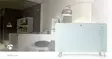 SmartLife Konvektiolämmitin | Sopii kylpyhuoneeseen | Lasipaneeli | 2000 W | 2 Lämpöasetusta | LED | 15 - 35 °C | Säädettävä termostaatti | Valkoinen - Lämmitys - 5412810318001 - 90