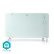 SmartLife Konvektiolämmitin | Sopii kylpyhuoneeseen | Lasipaneeli | 2000 W | 2 Lämpöasetusta | LED | 15 - 35 °C | Säädettävä termostaatti | Valkoinen - Lämmitys - 5412810318001 - 1