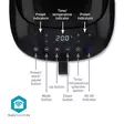 SmartLife Kuumailmakeitin | Wi-Fi | 7,2 l | Ajastin: 1 h | Esiasetettujen ohjelmien lukumäärä: 8 | Digitaalinen | Android / IOS | Musta - Airfryerit - 5412810438181 - 54