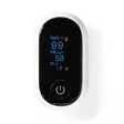 SmartLife Pulssioksimetri | Bluetooth® | LED | Auditiivinen hälytys / Happikyllästeisyys (SpO2) / Korkean tarkkuuden anturi / Liikkumisen estävät häiriöt / Perfuusioindeksi / Pulssi | Valkoinen - Arjen apuvälineet - 5412810418381 - 11