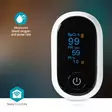 SmartLife Pulssioksimetri | Bluetooth® | LED | Auditiivinen hälytys / Happikyllästeisyys (SpO2) / Korkean tarkkuuden anturi / Liikkumisen estävät häiriöt / Perfuusioindeksi / Pulssi | Valkoinen - Arjen apuvälineet - 5412810418381 - 53