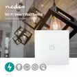 SmartLife Seinäkytkin | Yksittäinen | Seinäkiinnitys | 1000 W | Android / IOS | Lasi | Valkoinen - Kytkimet - 5412810271771 - 5