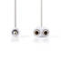 Stereoäänikaapeli | 3.5 mm uros | 2x 3.5 mm naaras | Niklattu | 0.20 m | Pyöreä | Valkoinen | Kirjekuori - Audiokaapelit - 5412810280971 - 2