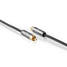 Subwoofer Kaapeli | RCA Uros | RCA Uros | Kullattu | 5.00 m | Pyöreä | 4.5 mm | Antrasiitti / Gun Metal Harmaa | Kuorilaatikko - Audiokaapelit - 5412810318711 - 4