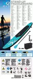 Sup-lauta 285 lime Xqmax info kuva - Sup-laudat - 8719407080981 - 3