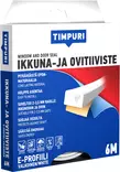 Tiiviste Timpuri E 6m valkoinen - Ikkuna- ja ovitiivisteet - 6418091702231 - 1