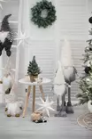 Tonttu valkolakki 80 cm Winteria - Joulukoristeet ja -tekstiilit - 6410413340541 - 5