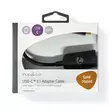 USB-C Sovitin | USB 3.2 Gen 1 | USB-C Uros | HDMI Ulostulo | 4K@60Hz | 0.20 m | Pyöreä | Kullattu | PVC | Antrasiitti | Laatikko - Tietokone ja verkko - 5412810331161 - 66